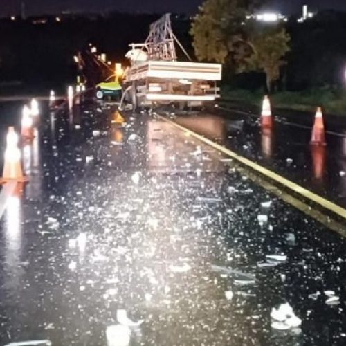 Motoristas morrem em acidente entre caminhão e ônibus próximo a Uruaçu.